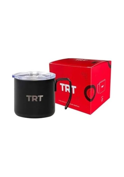 Trt Özel Siyah Termos Bardak