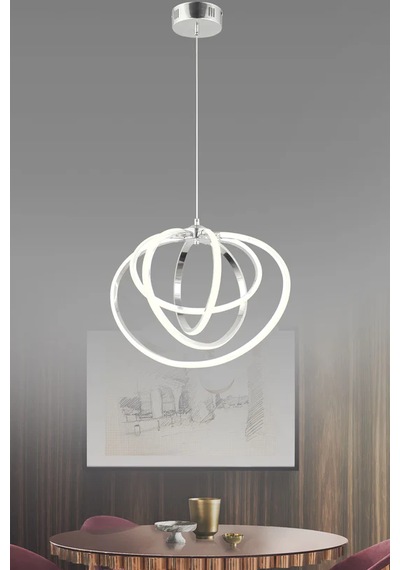 Jüpiter 4'lü Led Avize 1096-u59-9s-ız Krom