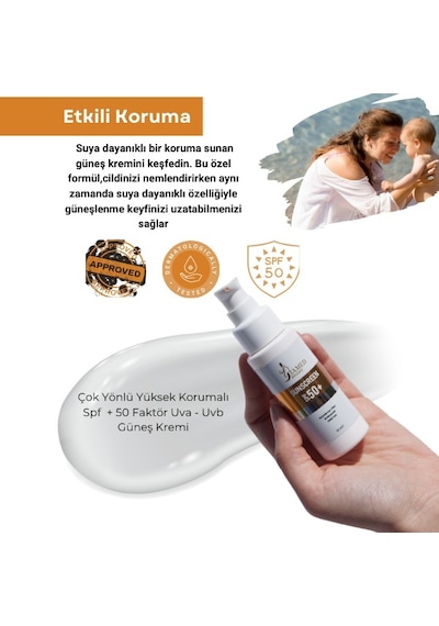 Jamed Beauty Çok Yönlü Yüksek Korumalı Güneş Kremi SPF50+ 50 ML