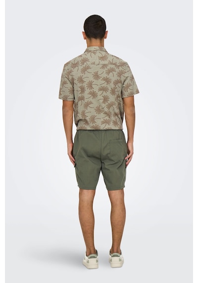 Only & Sons Only&sons Onskal Cargo 0287 Shorts Yeşil Erkek Şort Yeşil