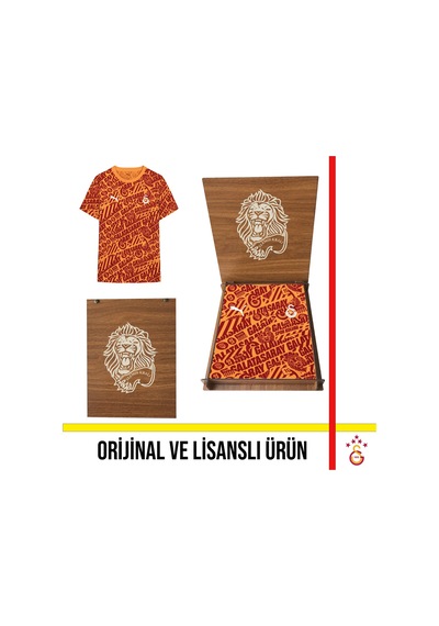 Galatasaray Lisanslı Puma Culture T-shirt Aslan Ahşap Kutulu 78291706 Kırmızı
