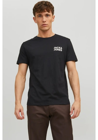 Jack & Jones Jjecorp Logo Tee Ss O-neck Noos Erkek Siyah Tişört Siyah