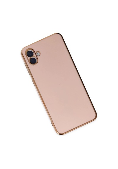 Samsung Galaxy Uyumlu - A04 Kılıf Volet Silikon - Pembe Çok Renkli