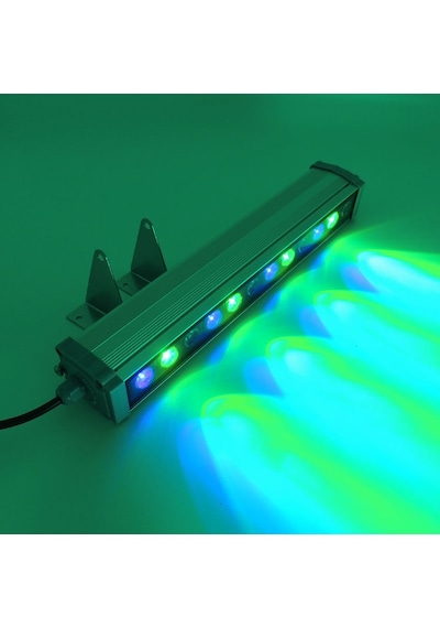 Rgb Led Aydınlatma Wall Washer Duvar Boyama 35 Cm 12w Kumandalı