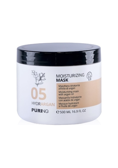 Purıng 05 Hydrargan Normal Ve Kuru Saçlar İçin Argan&keten Tohumlu Nemlendirici Saç Maskesi 500ml
