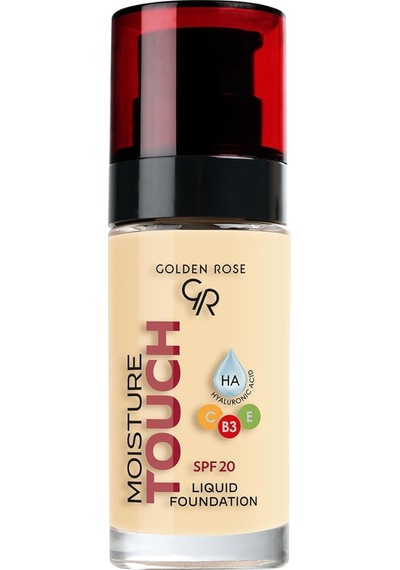 Golden Rose Moisture Touch Foundation No: 101 - Hyaluronik Asitli Nemlendirici Fondöten Spf 20-30 Ml Sku: Smg8690010496638