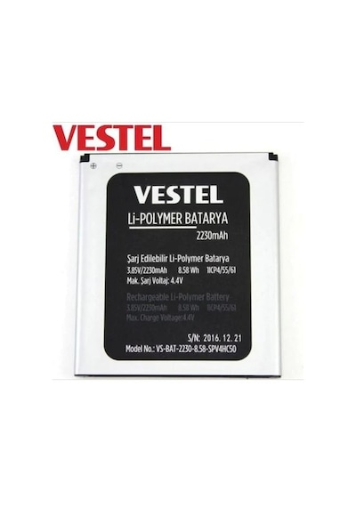 Vestel Uyumlu Venüs 5000 Batarya Pil 2230 Mah
