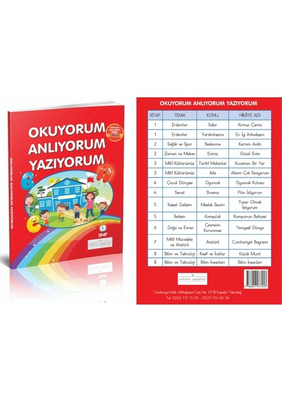 Metafor 1. Sınıf Okuyorum Anlıyorum Yazıyorum 8 Kitap
