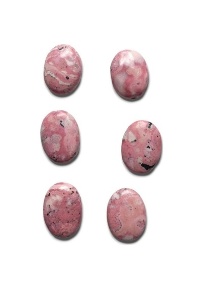 Peru Rodonit Masaj Terapi Taşı - Palm Stone 103-2