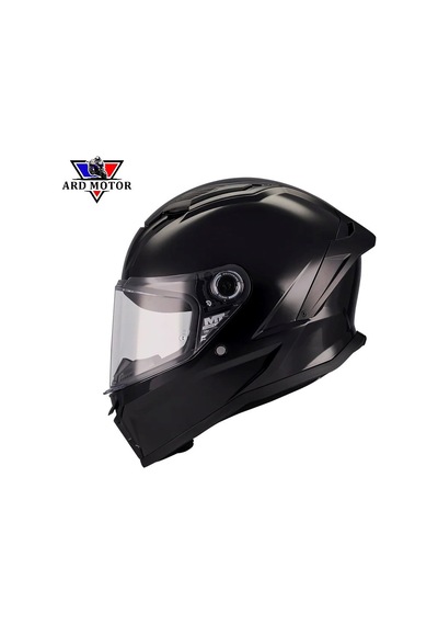 Mt Helmets Stınger 2 Pure A1 Parlak Siyah Kapalı Kask