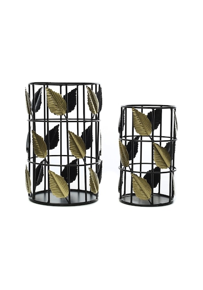 Vitale Yapraklı Tealight Mumluk Set Ak.jfa65004030