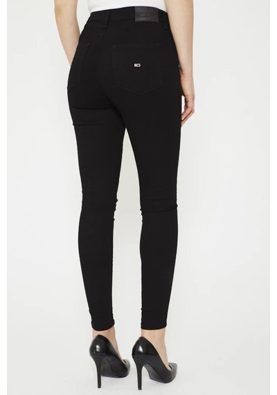 Tommy Hilfiger Sylvıa Hr Super Skny, 1bz Siyah Kadın Kot Pantolon