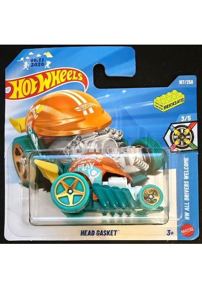 Hot Wheels Tekli Arabalar Head Gasket Jjk11 All Drivers Welcome Çok Renkli