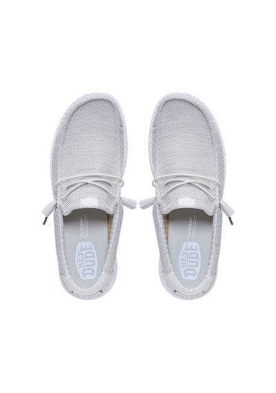 Hey Dude Wally Stretch Sox Erkek Günlük Ayakkabı-33145 Açık Gri