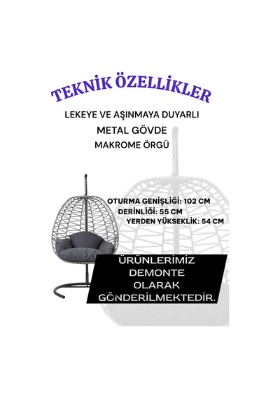 Joymassa Armut Salincak Makrome Örgülü-tek Kişilik Bej
