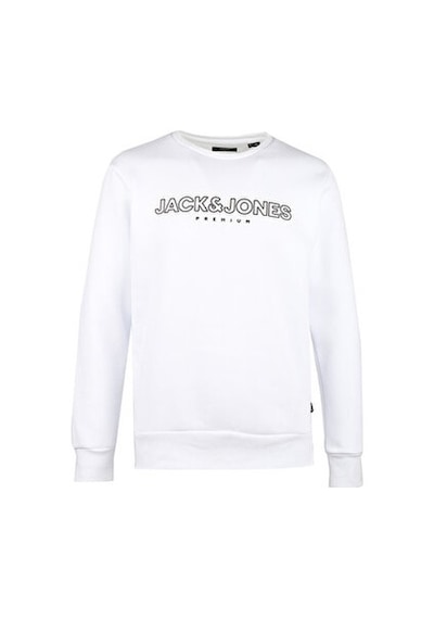 Jack & Jones Premium Erkek Bisiklet Yaka Sweatshirt 12245593 Beyaz Jack & Jones Premium Erkek Bisiklet Yaka Sweatshirt 12245593 Beyaz