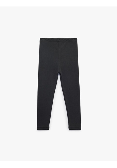 Koton Pamuklu Beli Lastikli Kaşkorse Basic Uzun Tayt Antrasit 7wmg40004ak Koton Pamuklu Beli Lastikli Kaşkorse Basic Uzun Tayt Antrasit 7wmg40004ak
