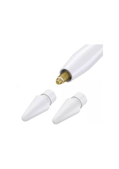 Apple Uyumlu iPad Pencil Kalem 1 ve 2 Nesil Yedek Uç Başlık 2 Adet