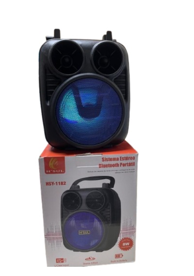 Hsul Hsy-1182 Bluetoothlu Renkli Led Işıklı Mini Hoparlör