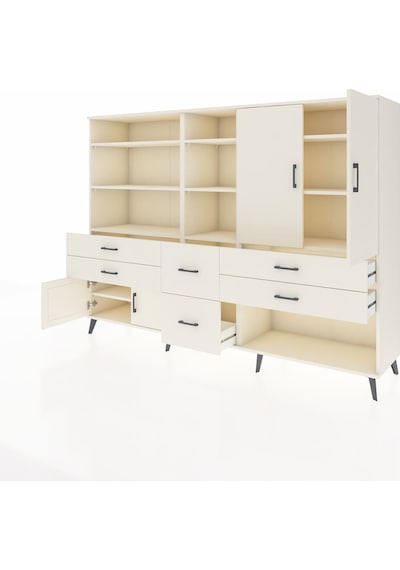 Hyperion Dolap 10 Raflı 6 Çekmeceli 4 Kapaklı 220x44x163 Aytaşı-a Aytaşı-aytaşı Hyperion Dolap 10 Raflı 6 Çekmeceli 4 Kapaklı 220x44x163 Aytaşı-a Aytaşı-aytaşı