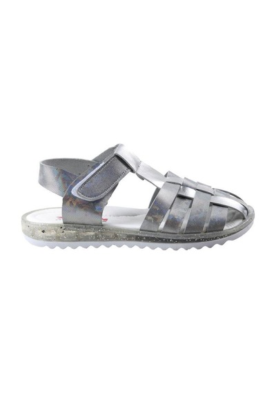 Papuçcity Arzen 02413 Orto Pedik Kız Çocuk Sandalet Ayakkabı Gümüş