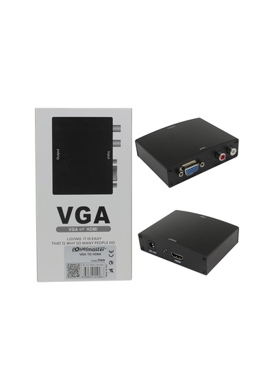 Vga To Hdmı Dönüştürücü Adaptörlü 4434
