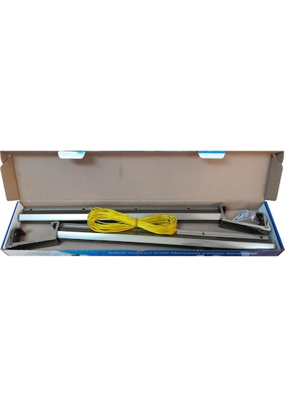 Koral Alüminyum Balkon Çamaşır Kurutma Askılığı 80X30 Bronz
