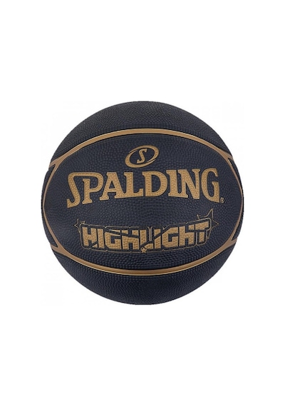 Spalding Basketbol Topu 2021 Highlight Black Gold Size :7 Rub 84355z