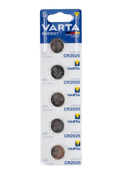 Varta Cr2025 3 Volt Lityum Pil 5'li Paket