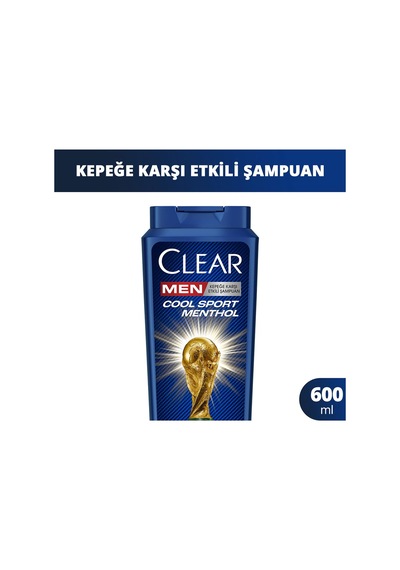 Men Erkek Şampuan Cool Sport Menthol Kepeğe Karşı Etkili 600 Ml