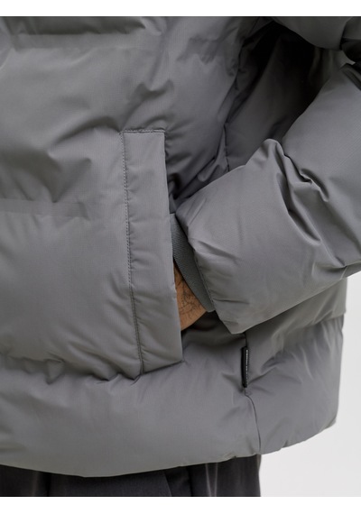 Jack & Jones Erkek Yüksek Dik Yaka Fermuarli Puffer Mont - Soho - 12278750 Castlerock