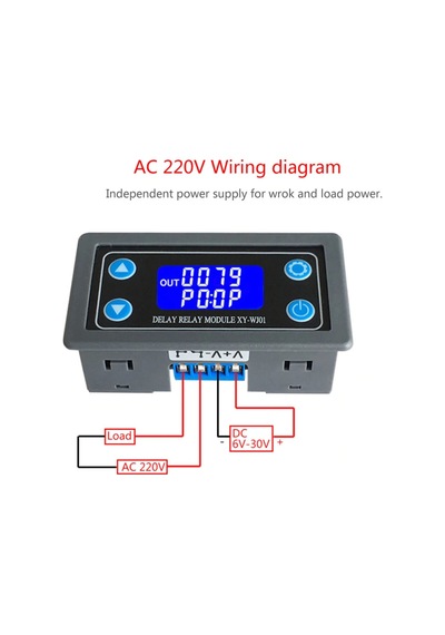 Xy-Wj01 Dc12V Led Dijital Zamanlayıcı Röle Modül
