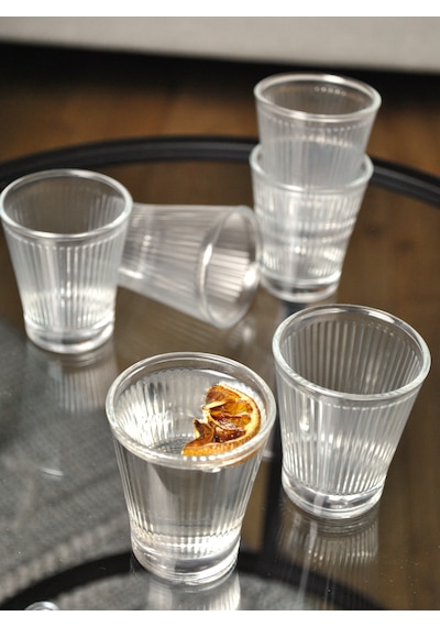 6'lı Kahve Yanı Su Bardağı Ve Likör Bardak 90 ML