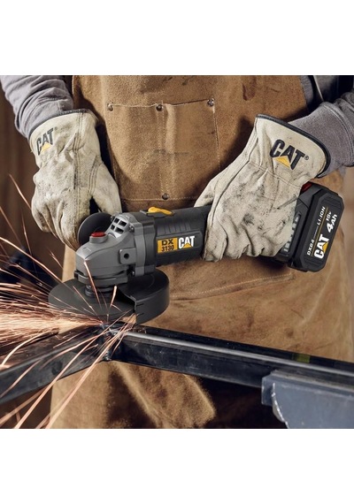 Cat Dx3130 18volt/4.0ah 125mm Tek Akülü Kömürsüz Profesyonel Avuç Taşlama