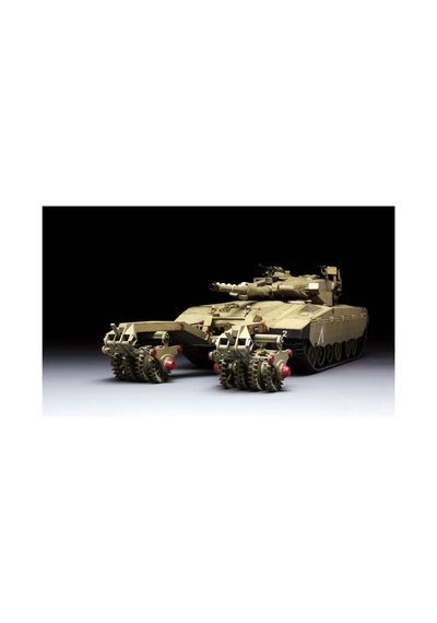 1/35 İsrail Merkava Mk.3 Baz Nochri Dalet Mayın Temizleme Aparatlı Ana Muharebe Tank Maketi, Meng Ts005