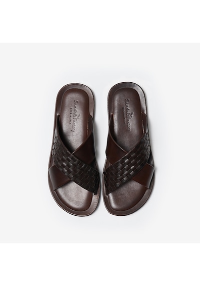 Terlik Erkek M7525 The Sandals Factory Brown Marrone