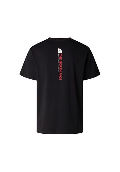 The North Face M Vertical Regular Erkek Outdoor Tişörtü Nf0a8gv1jk31 Siyah