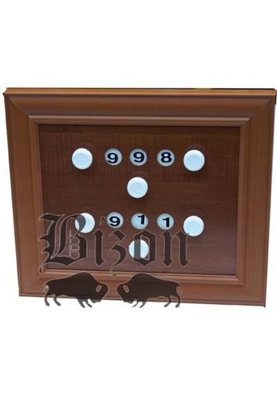 Ahşap Skor Board Tabela