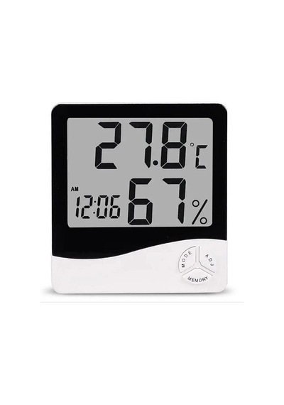 Oda Termometre Higrometre Hava Istasyonu Sıcaklık Nem Ölçer Lcd Saat