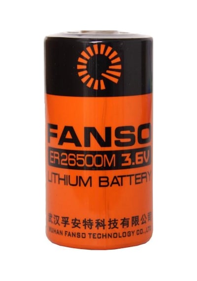 Fanso Er26500m 3.6v 6000mah Li-socl2 Lithium Pil 5'li