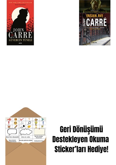 Güvercin Tüneli + İnsan Avı + Okuma Sticker'ları