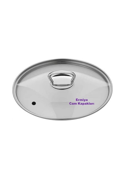 Çelik Döküm Teflon Granit Tencere Tava Sahan Için Cam Kapak 26 Cm Cam Kapak Tenceresiz