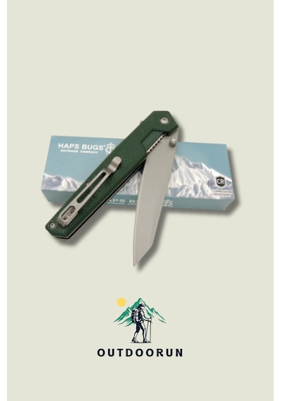 Haki Renkli Efendi Kamp Çakısı - 21,5 Cm Haki