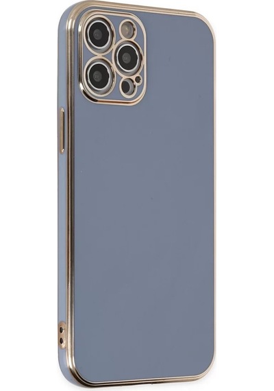 Newface Apple İphone 12 Pro Kılıf Volet Silikon - Mavi
