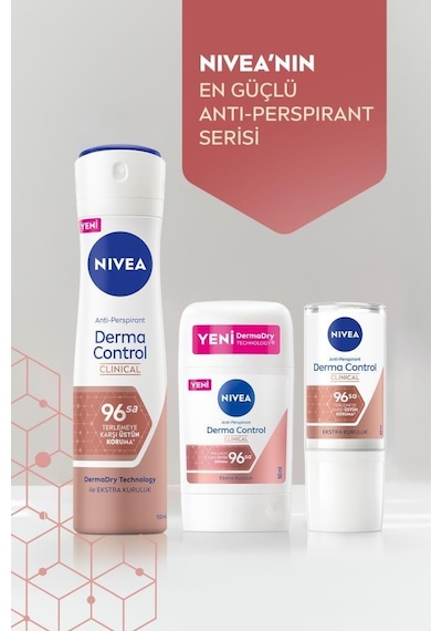 Nivea Clinical Derma Control Kadın Stick Deodorant 50 ML