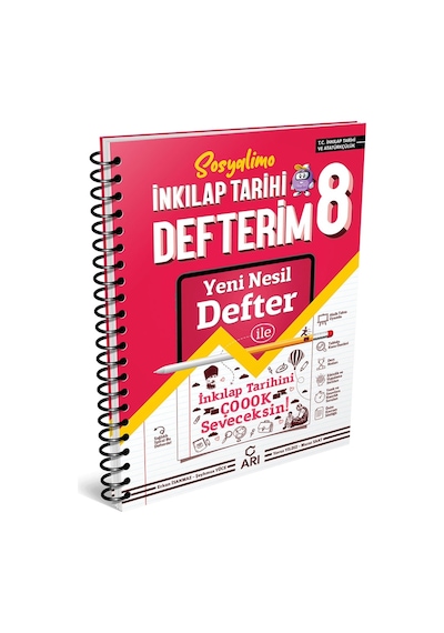 8 Sınıf Sosyolimo Akıllı Inkilap Tarihi Defterim Arı Yayınları