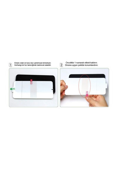 Microcase Huawei P50 Pocket Hydrogel Esnek Ön Arka Koruma Filmi