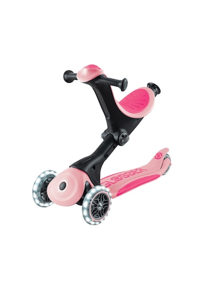 Globber Go Up Deluxe Işıklı Scooter - Pastel Pembe pembe
