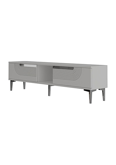 Tsa1508bs Meyra Tv Sehpası Beyaz-silver 150cm Beyaz - Gümüş
