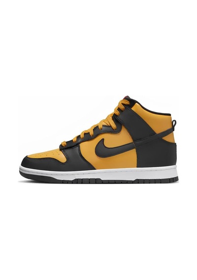 Nike Dunk High Retro University Gold And Black Unisex Sneaker Ayakkabı Siyah Sarı